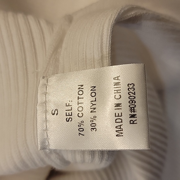 Pacsun NWT Kendall & Kylie Ribbed  Sweater White - Small - Picture 5 of 7